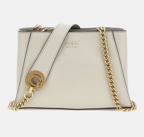 Sac Guess porté épaule - Beige