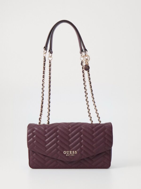Sac à bandoulière Guess Bordeaux